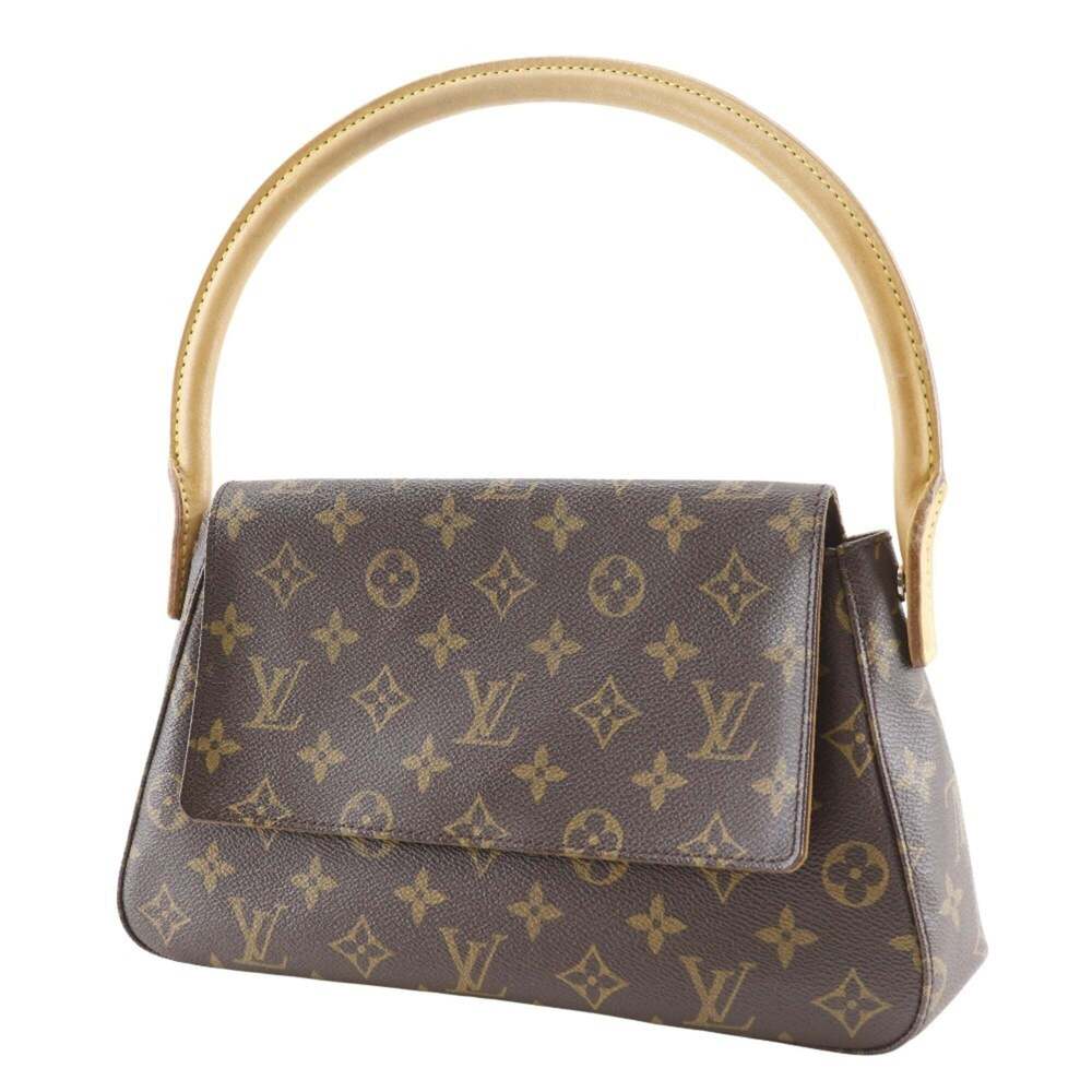 LOUIS VUITTON Authentic Brown Monogram Canvas Mini Looping Shoulder Bag - Picture 2 of 16
